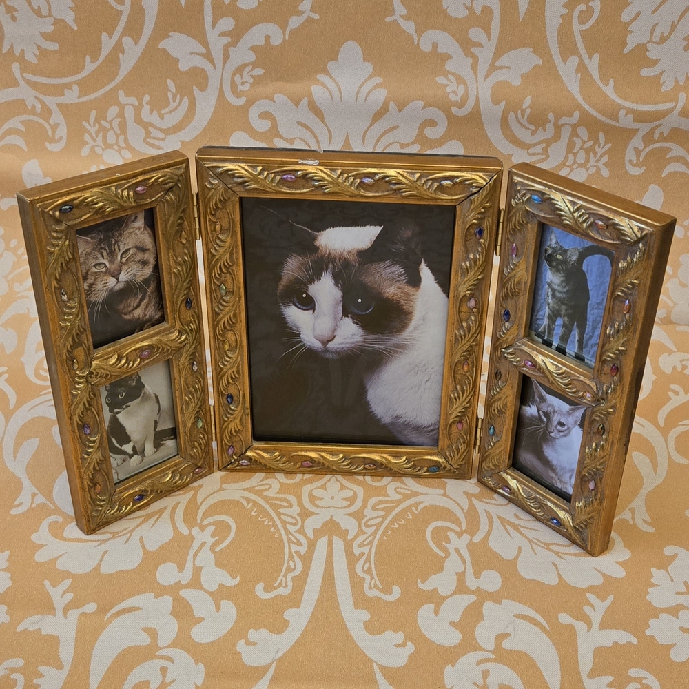 Gold Ornate Multi-Photo Frame